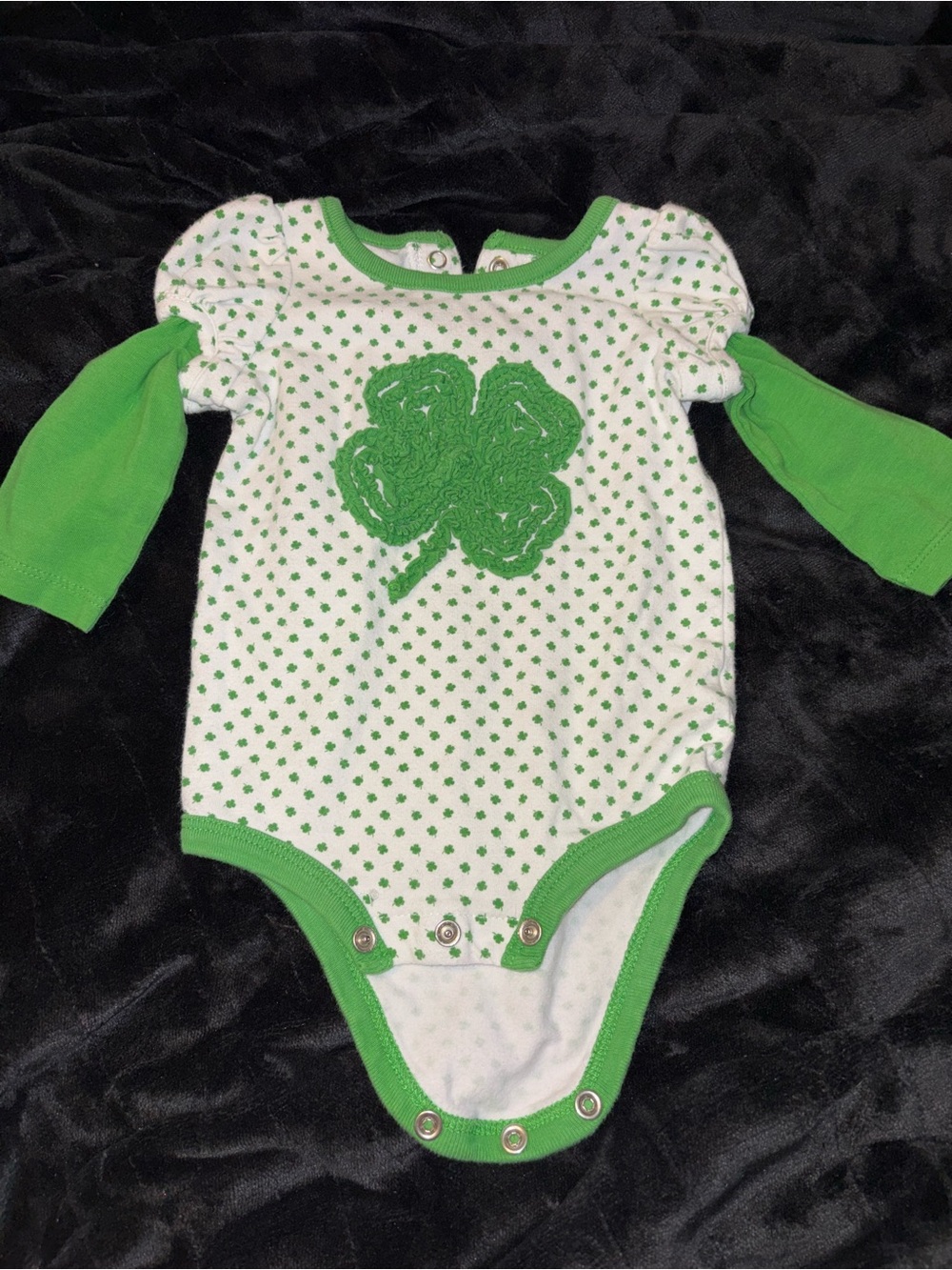 3M Four Leaf Clover Onesie